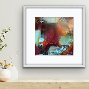 NEW Art Print - Embrace Autumn Vibes: Elevate Your Space with Abstract Art!